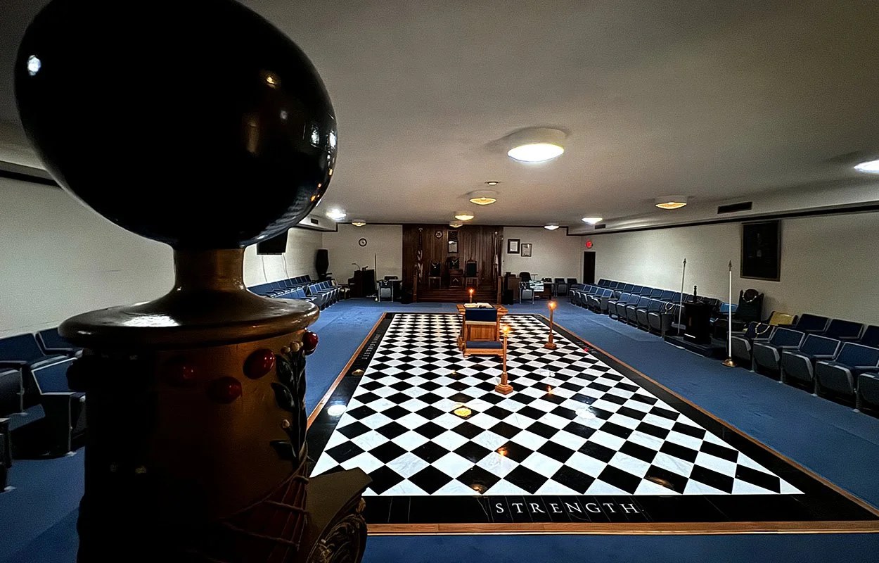John B. Garrett Lodge room interior, Nashville